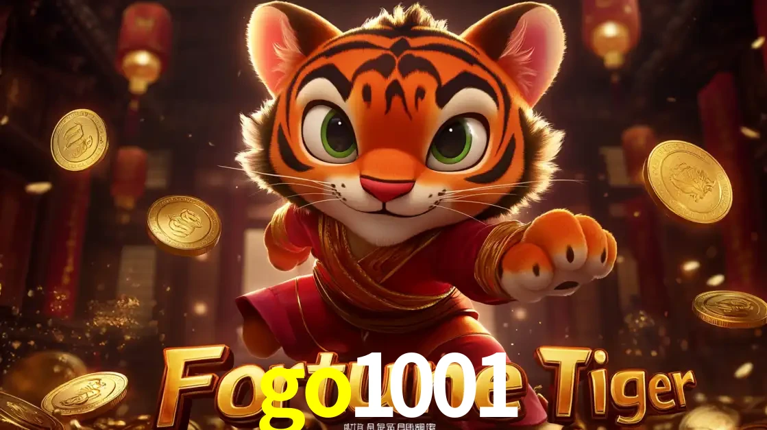 O carismático mascote do jogo de slot Fortune Tiger, um tigre fofo em pose de artes marciais, pronto para trazer sorte e multiplicadores de ganhos no cassino online go1001.